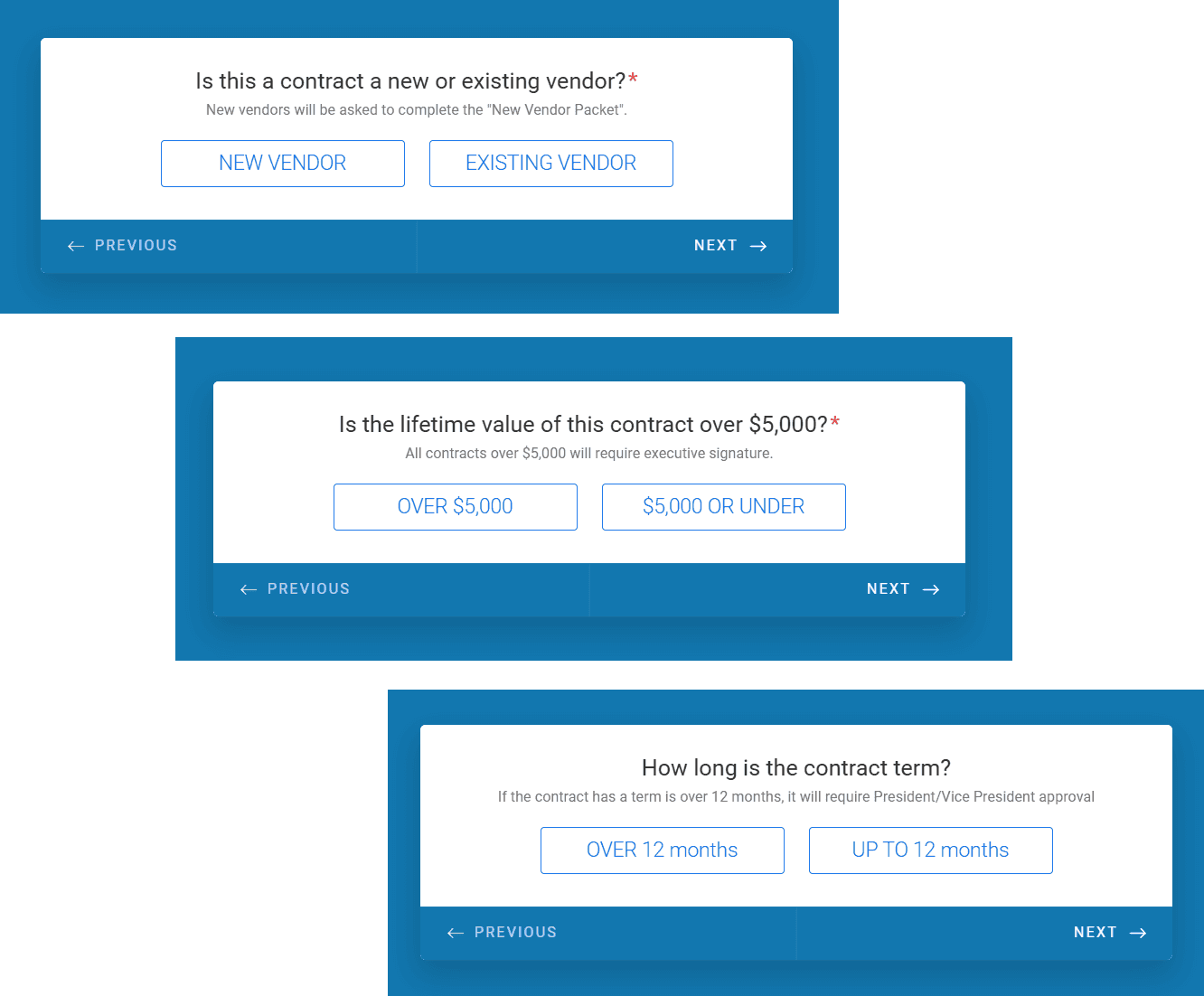 Automated approval workflow builder in Pivott